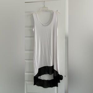 Calvin Klein White swim suit coverup